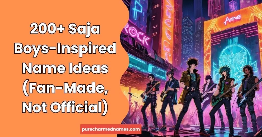 Best Saja Boys Names: 200+ Unique & Traditional Ideas 2 200+ Saja Boys-Inspired Name Ideas (Fan-Made, Not Official)