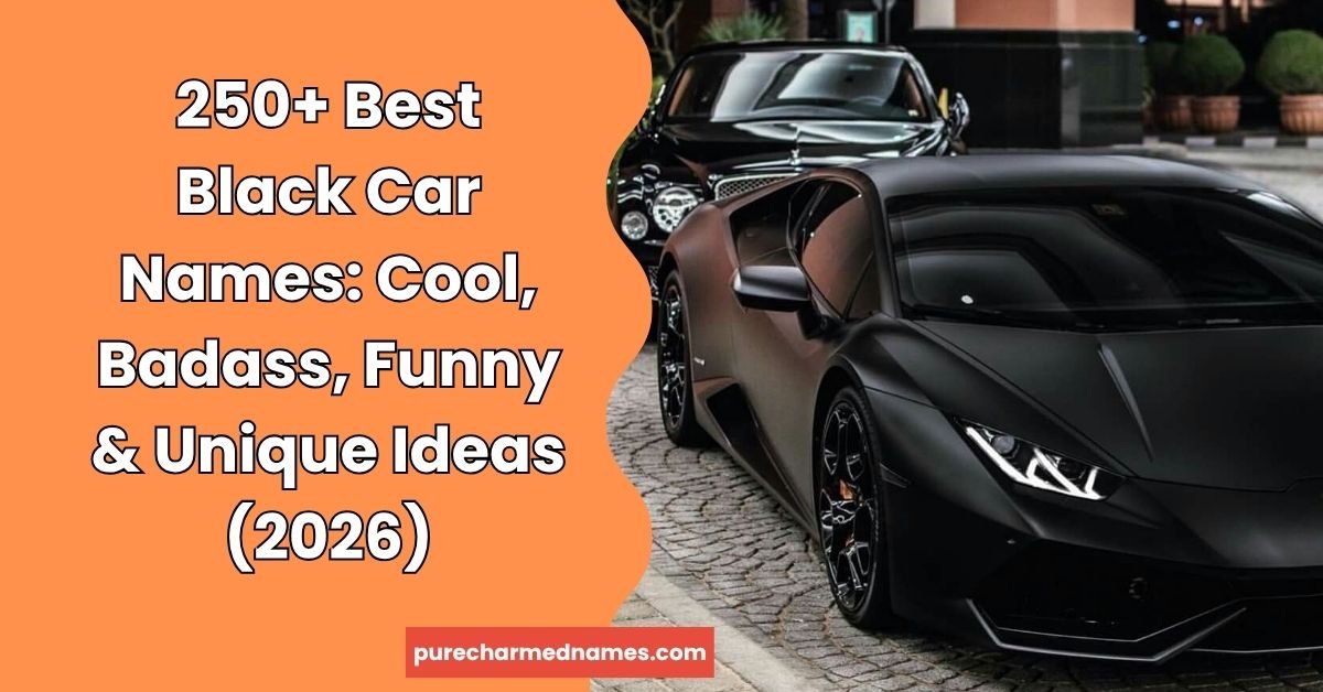 Black Car Names