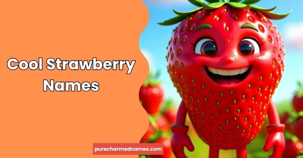 250+ Funny Strawberry Names: Cute, Silly & Unique Picks 3 Cool Strawberry Names