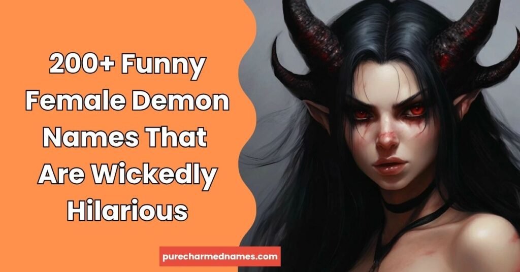 Funny Female Demon Names