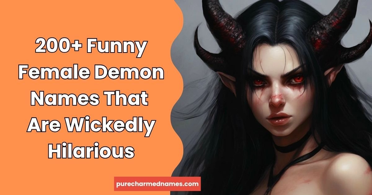 Funny Female Demon Names