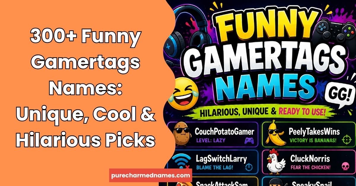 Funny Gamertags Names