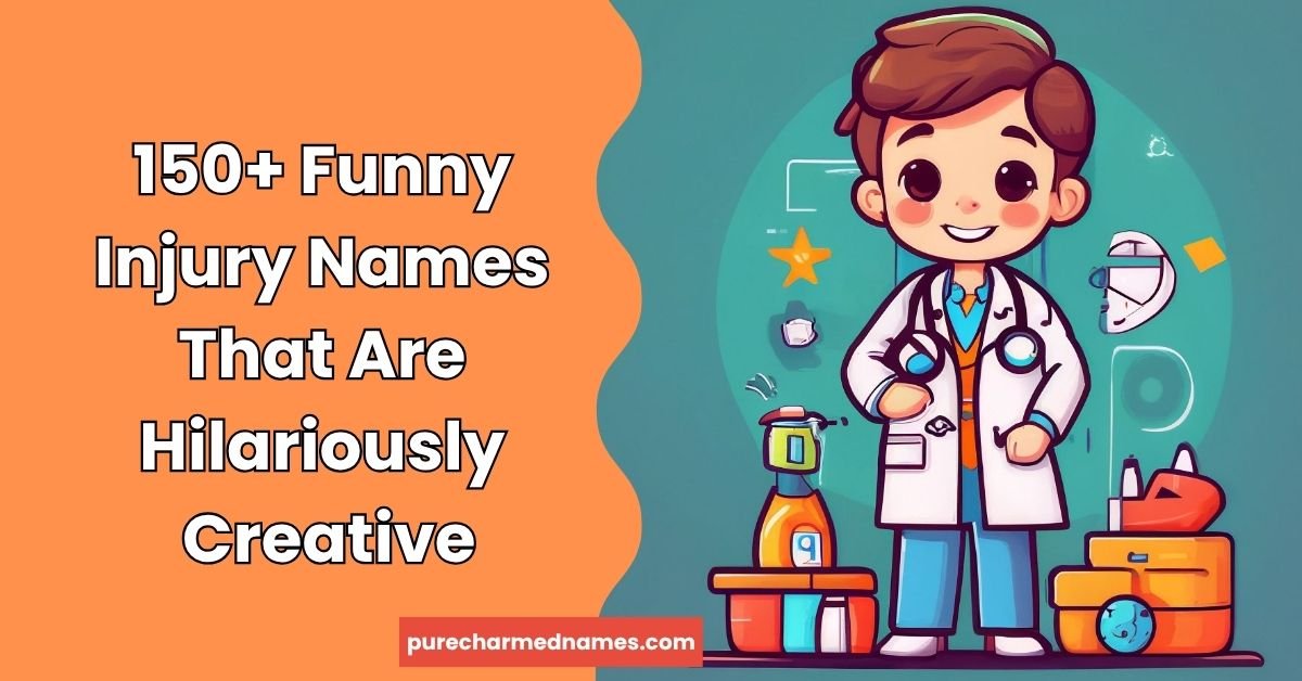Funny Injury Names