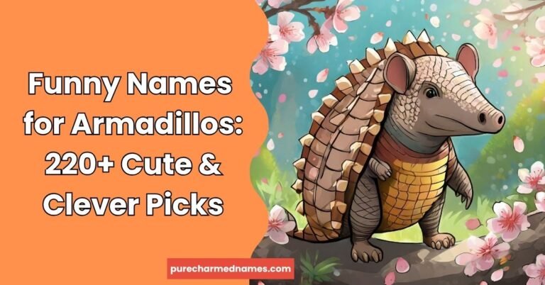 Funny Names for Armadillos