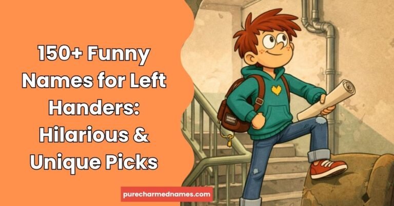 Funny Names for Left Handers