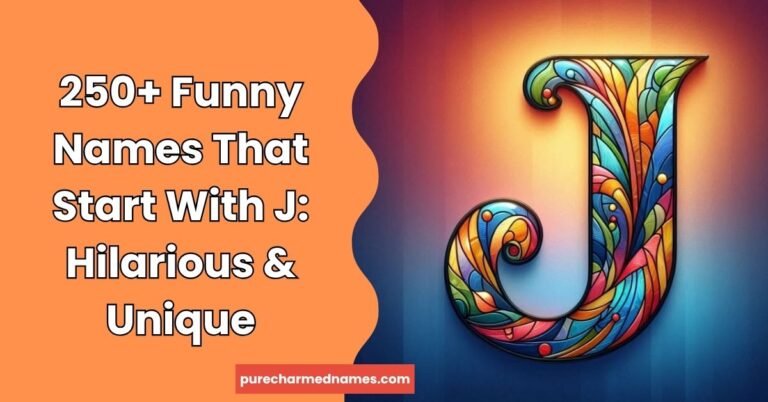 Funny Names That Start With J