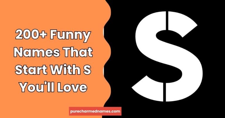 Funny Names That Start With S