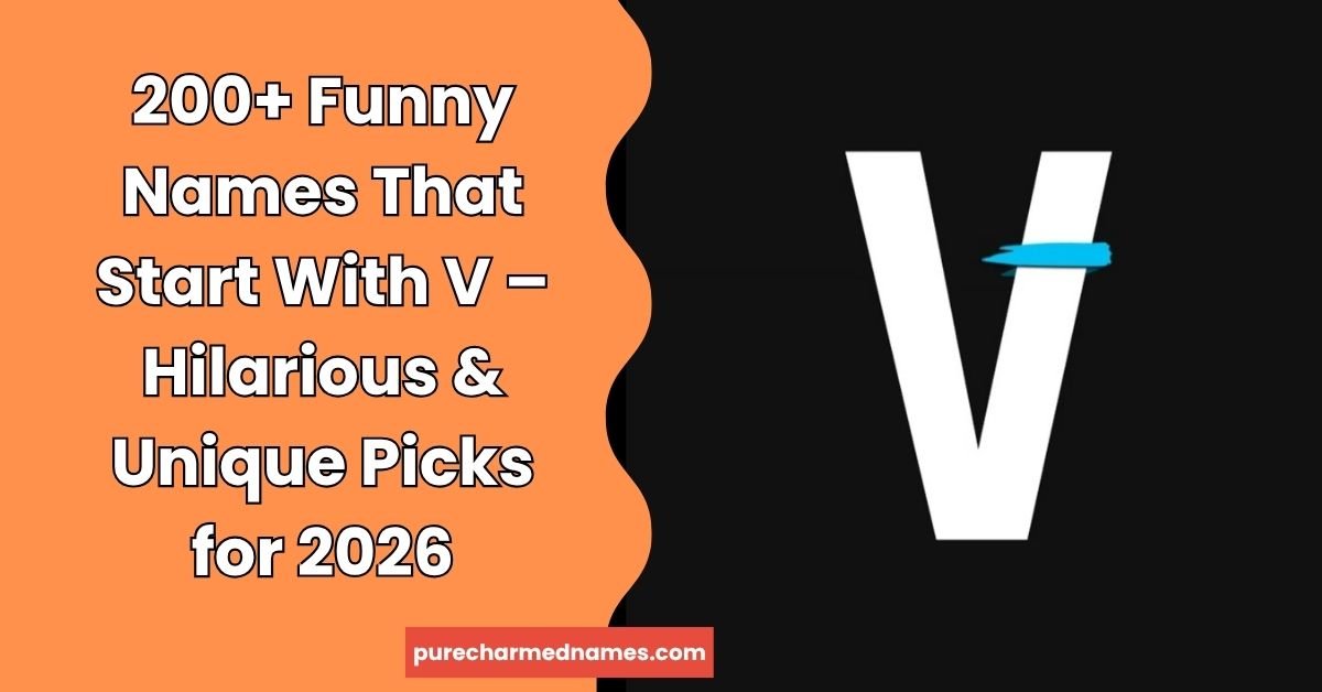 Funny Names That Start With V
