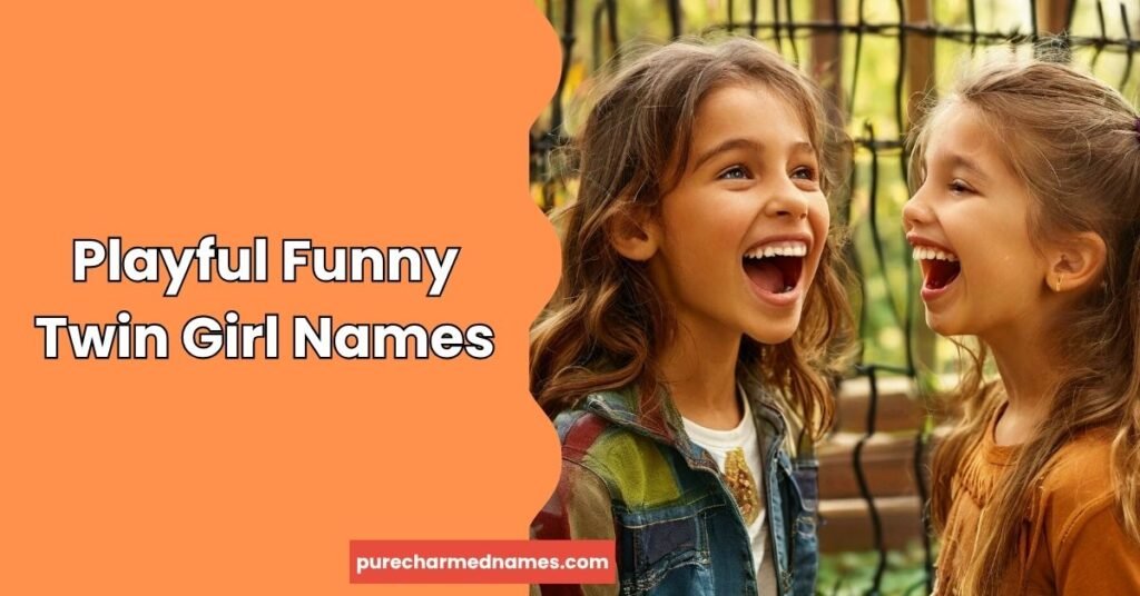 250+ Funny Twin Girl Names That Are Cute & Hilarious 2 Playful Funny Twin Girl Names