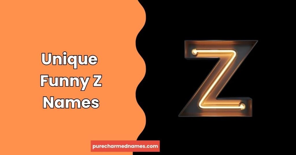 300+Funny Names That Start With Z to Make You Laugh 2 Unique Funny Z Names