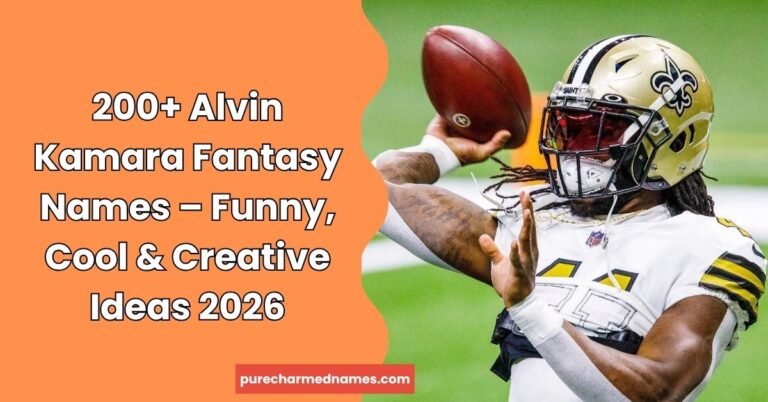 Alvin Kamara Fantasy Names