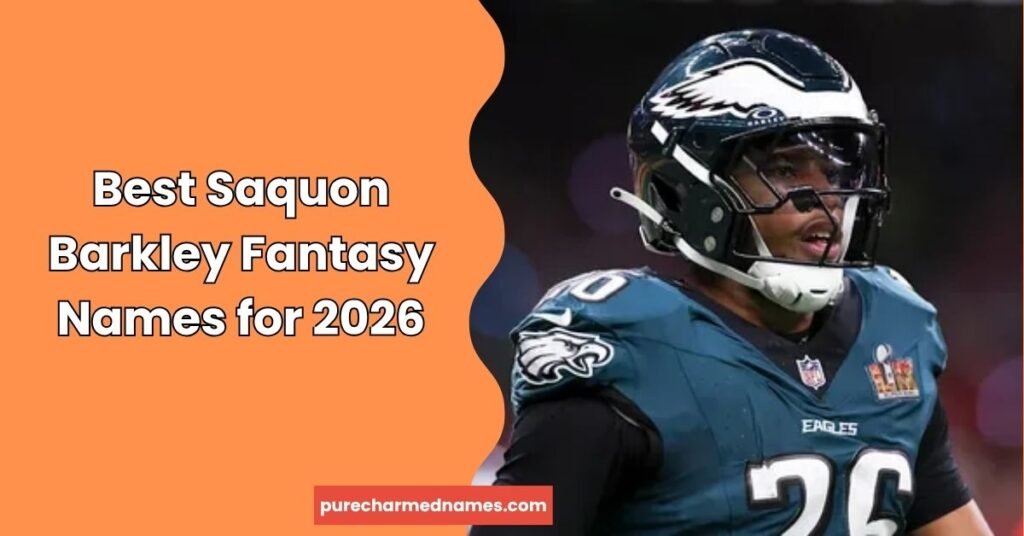 Best Saquon Barkley Fantasy Names for 2026