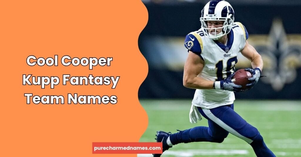 860+ Cooper Kupp Fantasy Team Names: Funny, Cool, Clever & Unique 3 Cool Cooper Kupp Fantasy Team Names