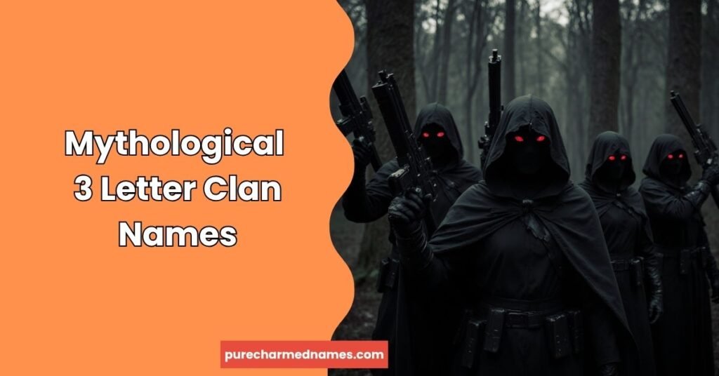 500+ 3 Letter Clan Names: Unique, Cool & Powerful Ideas for Gamers 3 Mythological 3 Letter Clan Names