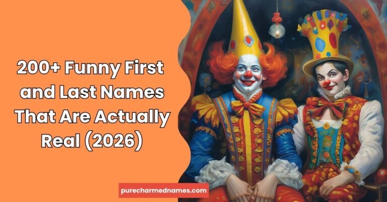 Funny First and Last Names