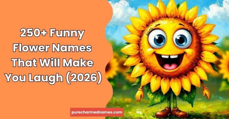 Funny Flower Names