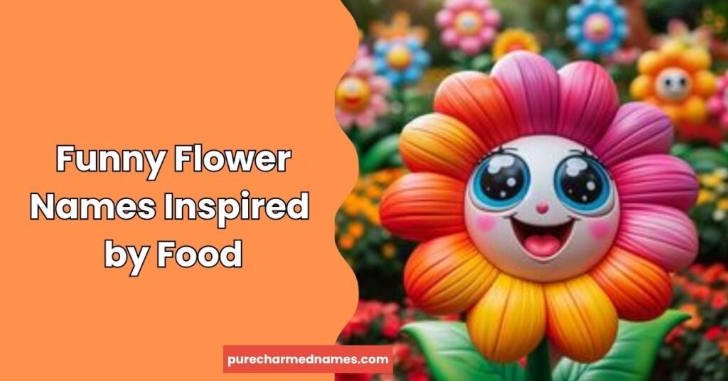 250+ Best Funny Flower Names That Will Make You Laugh (2026) 5 Funny Flower Names Inspired
by Food