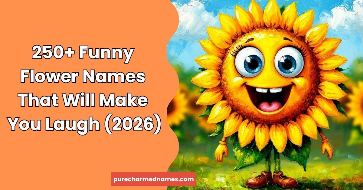 Funny Flower Names