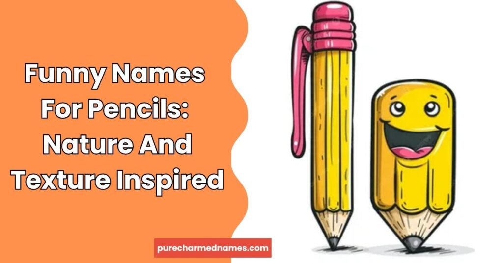 250+ Funny Pencil Names: Cute, Clever & Hilarious Ideas (2026) 4 Funny Names For Pencils: Nature And Texture Inspired
