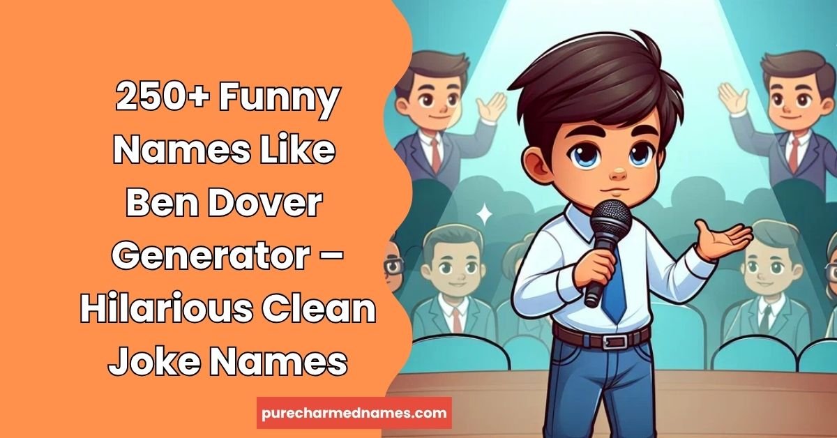 Funny Names Like Ben Dover