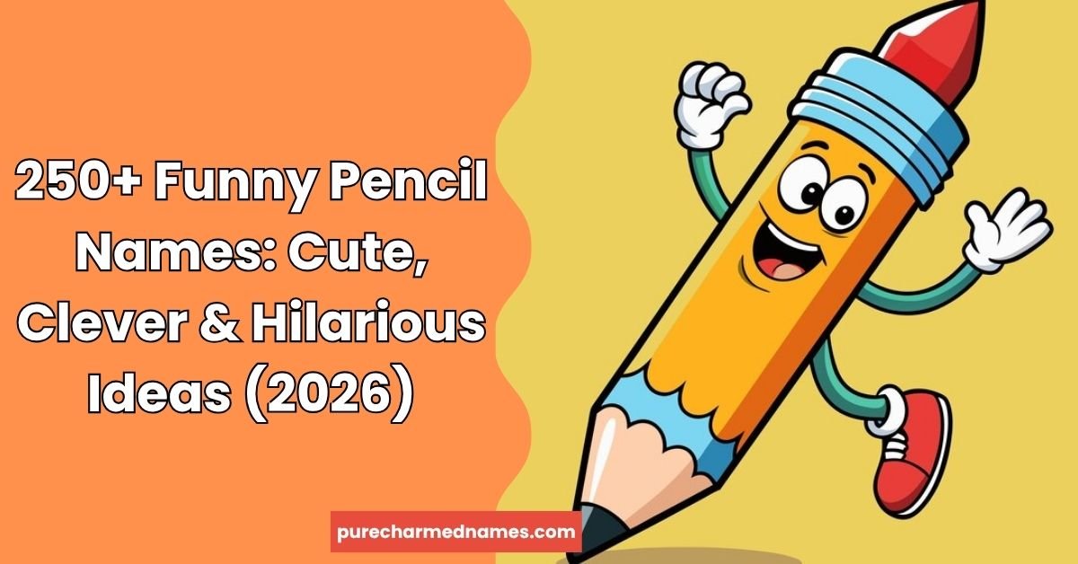 Funny Pencil Names