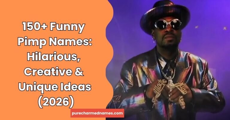 Funny Pimp Names