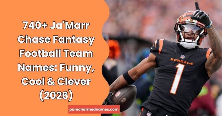 Ja'Marr Chase Fantasy Football Team Names