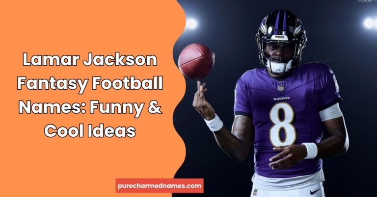 Lamar Jackson Fantasy Football Names