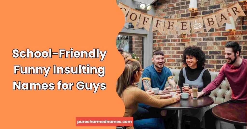 School-Friendly Funny Insulting Names for Guys