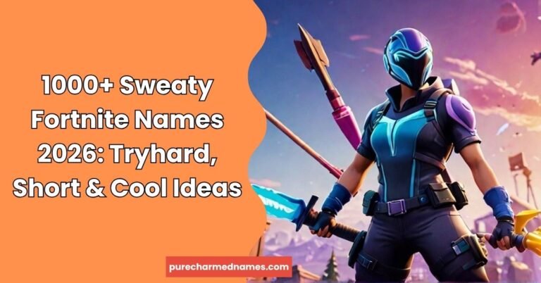 Sweaty Fortnite Names