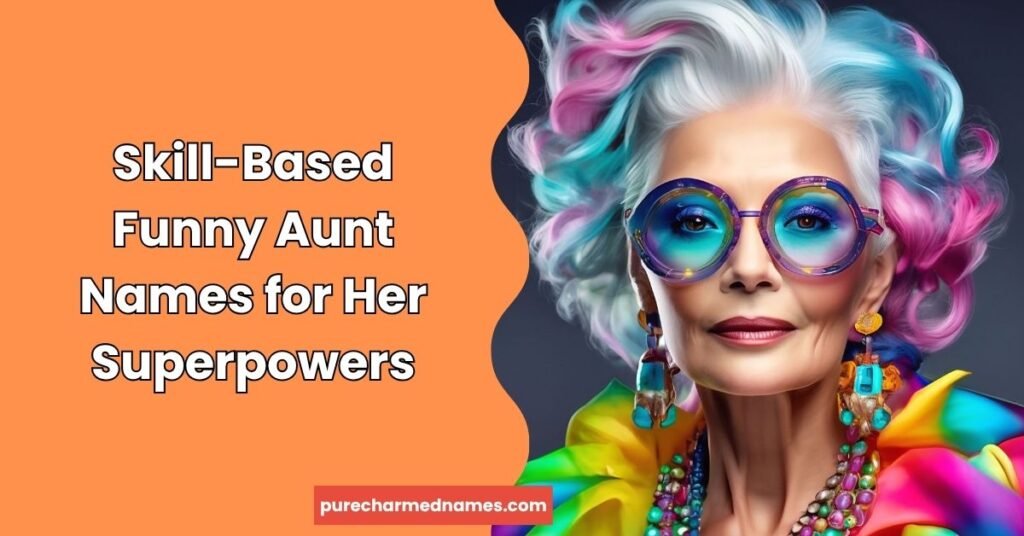 350+ Funny Aunt Names & Nicknames to Make Your Aunt LOL 4 Skill-Based Funny Aunt Names for Her Superpowers
