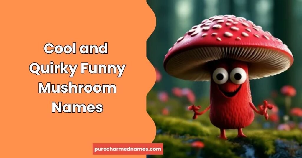 200+ Funny Mushroom Names That Are Weird, Witty & Wild 2 Cool and Quirky Funny Mushroom Names