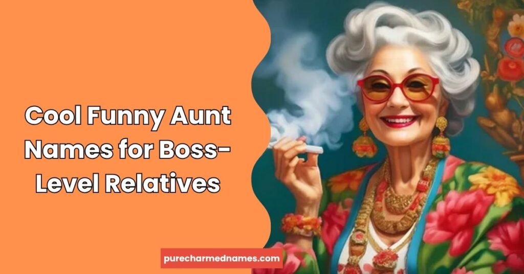 350+ Funny Aunt Names & Nicknames to Make Your Aunt LOL 2 Cool Funny Aunt Names for Boss-Level Relatives