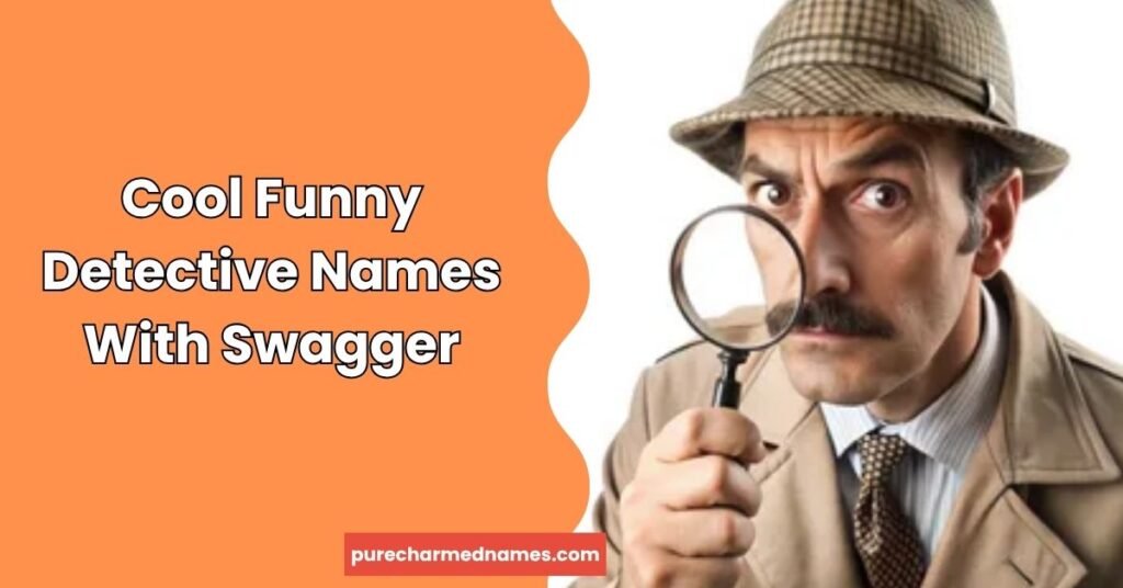 Cool Funny Detective Names With Swagger