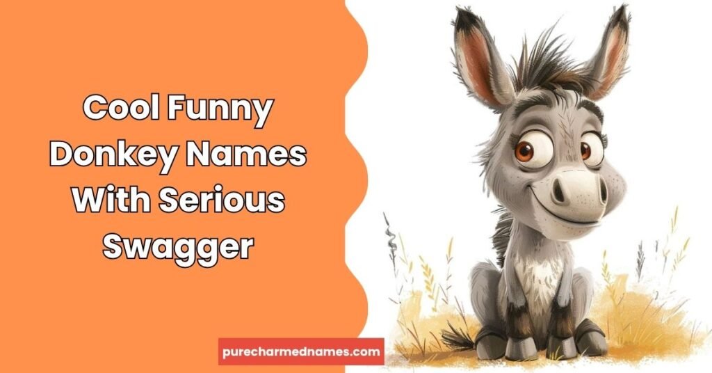 Cool Funny Donkey Names With Serious Swagger