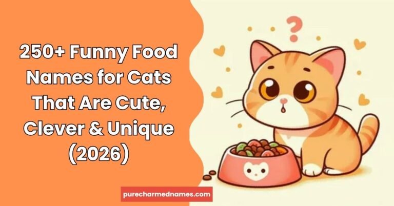 Funny Food Names for Cats
