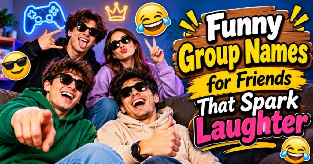 Funny Group Names for Friends That Spark Laughter