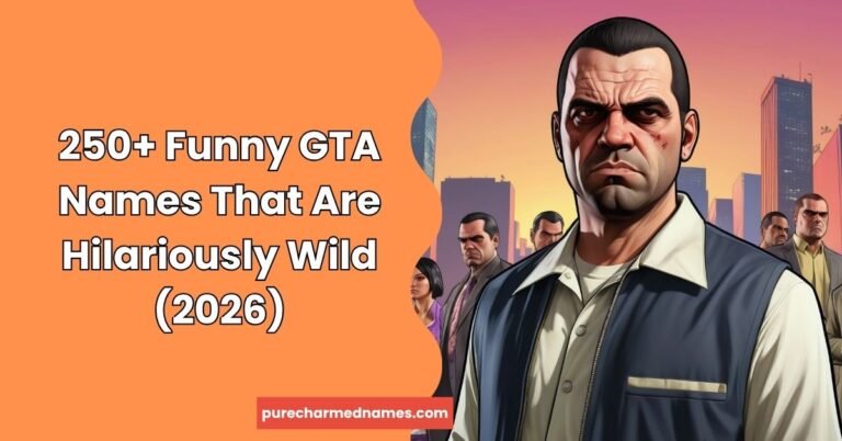 Funny GTA Names