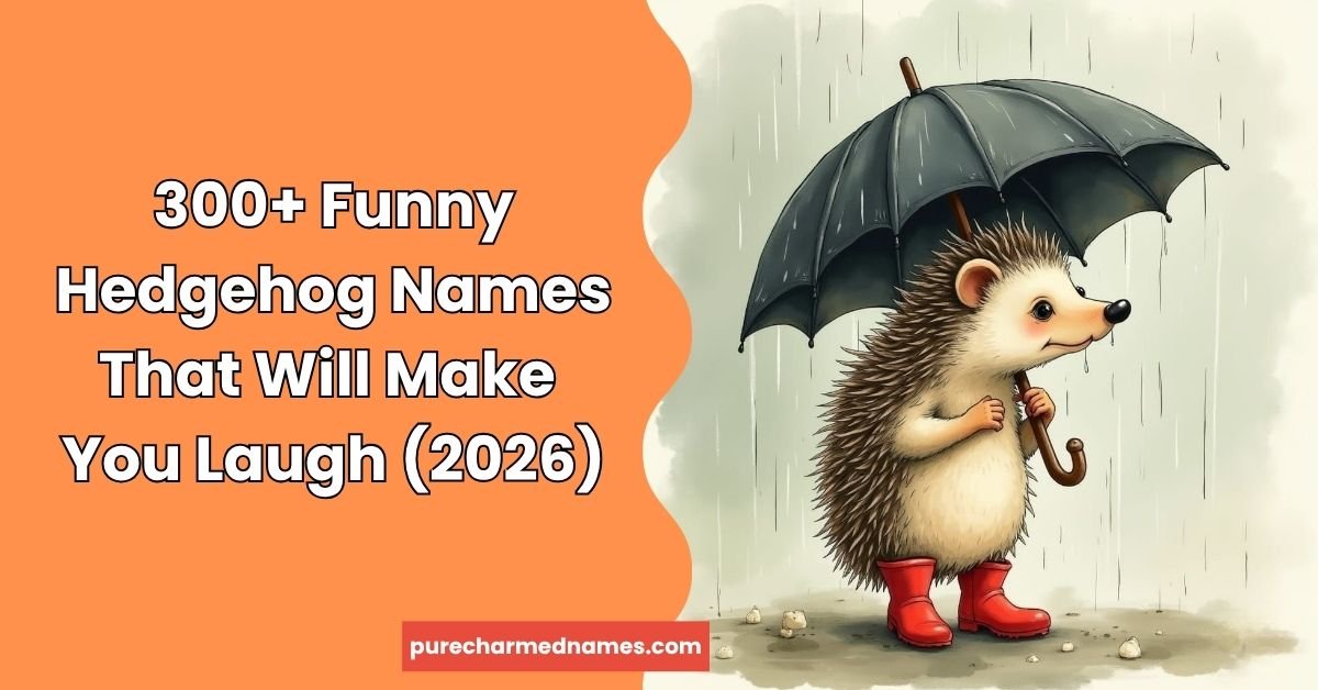 Funny Hedgehog Names