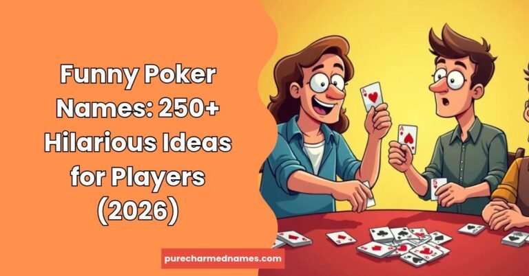 Funny Poker Names