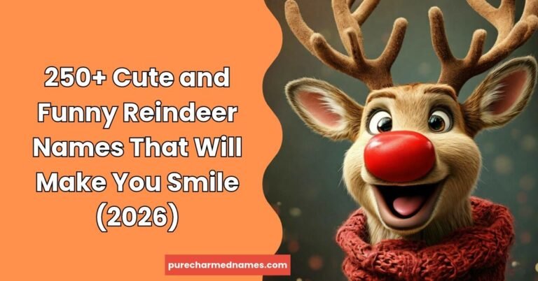 Funny Reindeer Names