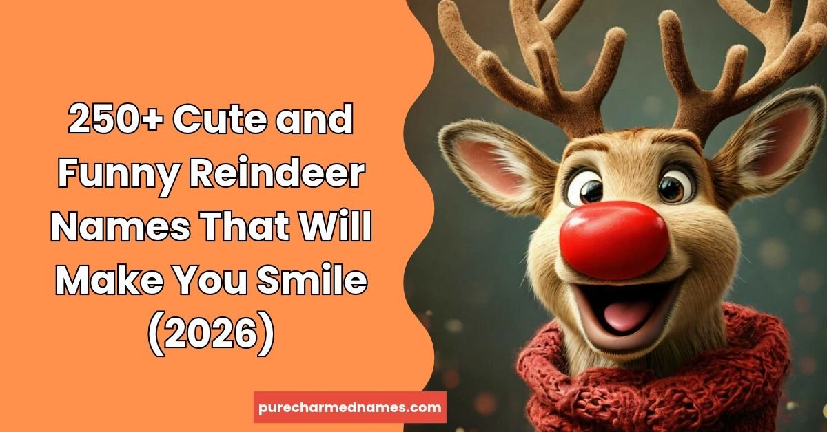 Funny Reindeer Names
