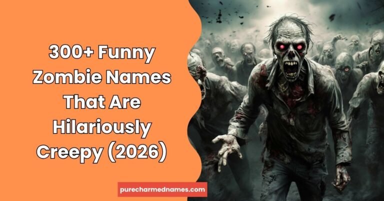 Funny Zombie Names