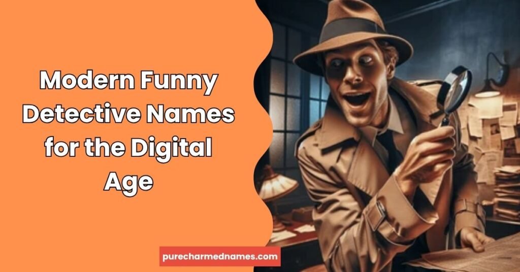 Modern Funny Detective Names for the Digital Age