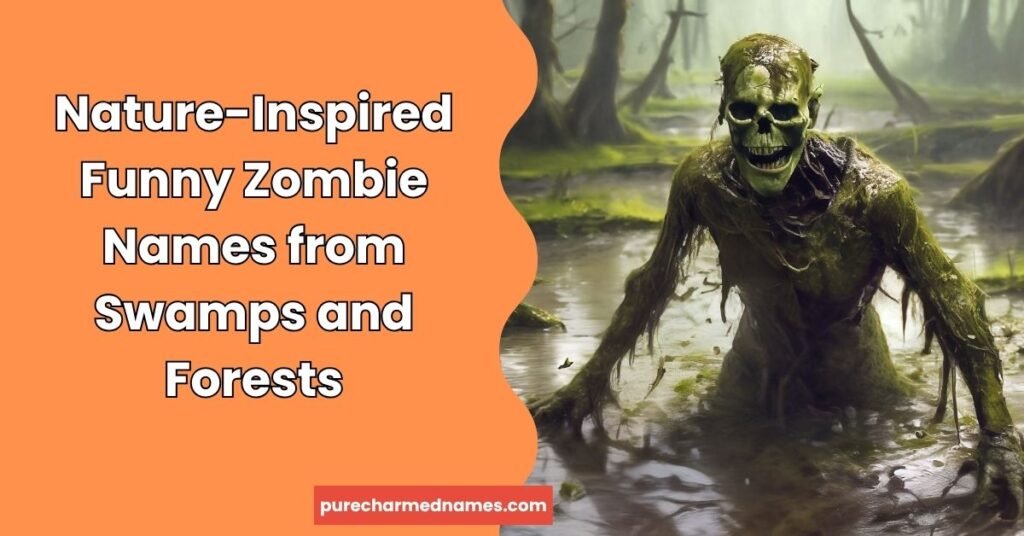 300+ Funny Zombie Names That Are Hilariously Creepy (2026) 3 Nature-Inspired Funny Zombie Names from Swamps and Forests