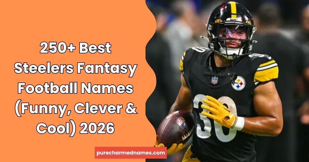 Steelers Fantasy Football Names
